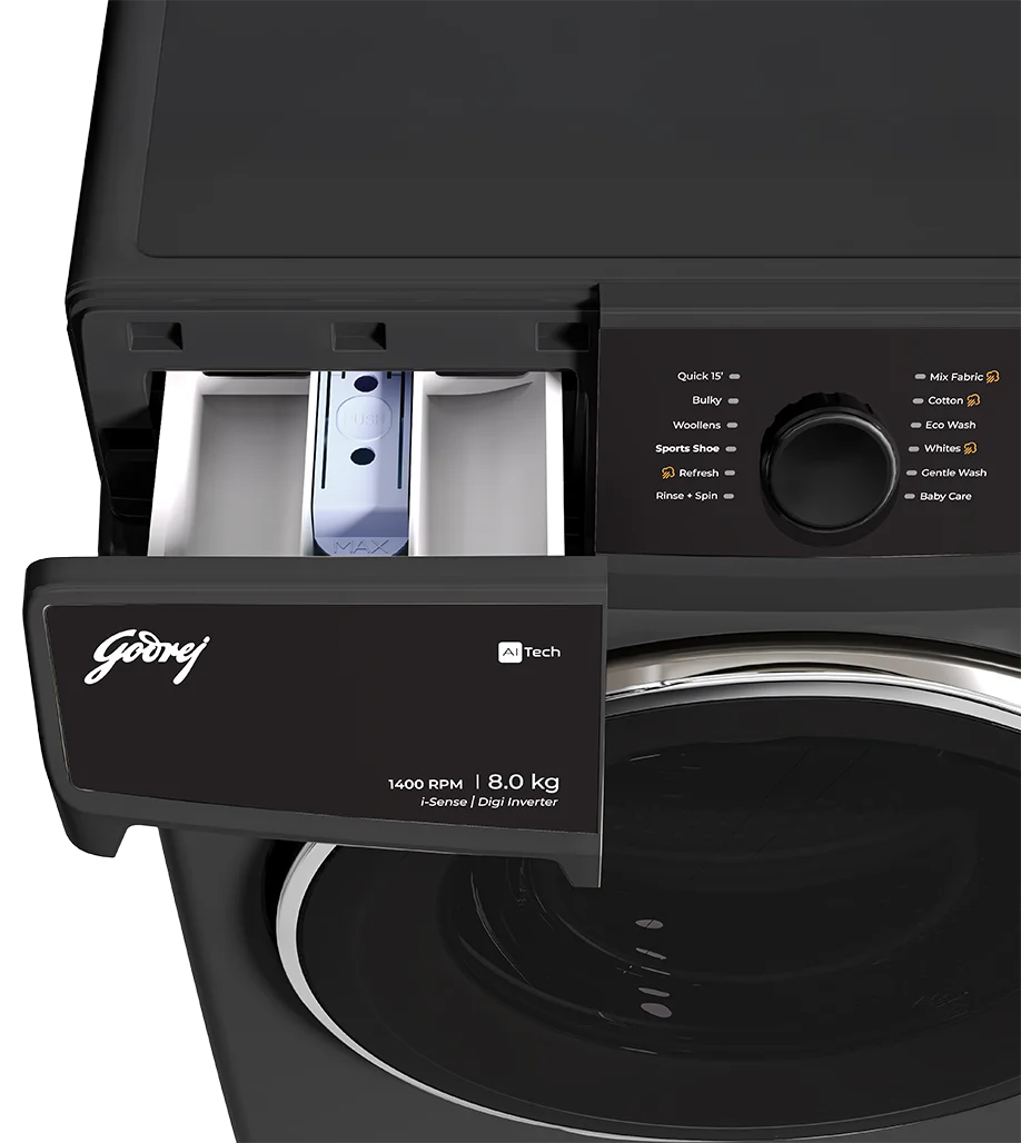 Godrej Washing Machine 8Kg WFEON RGL 8014 5.0 IDCRM MTBK | NRE
